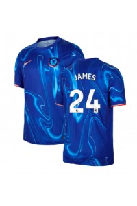 Chelsea Reece James #24 Voetbaltruitje Thuis tenue 2024-25 Korte Mouw